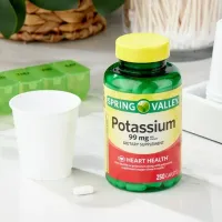 Potassio (Potassium) 99mg Spring Valley® 250caps Saúde EUA - Foto 2