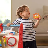 Mordedor Nûby Vibe-eez 3m+ Lion Vibra Suavemente Gengiva Eua - Foto 6