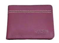 Carteira Couro Masculina Napolli Vinho  4082