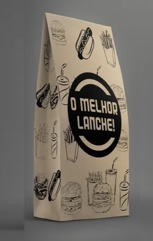 Saco Delivery SOS 3KG 12X9X26 cm Impresso Kambé c/100un