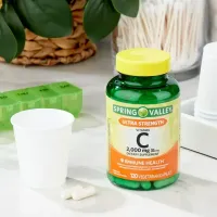 Vitamina C Spring Valley 2000MG Ultra Strength C/120 caps EUA - Foto 2