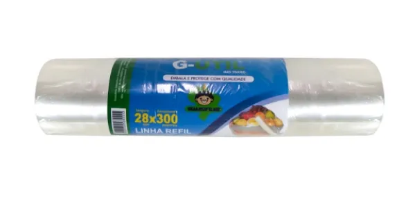 Bobina Filme PVC 28X300 Guarufilme 