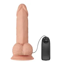 Pênis Realístico com Vibração 19 x 4,2cm Beautiful Baile Zebulon - BW-008108ZR - Foto 4