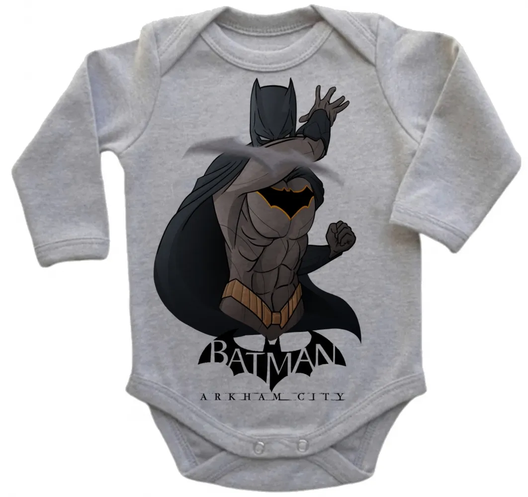 Body Bebê Infantil Batman morcego super herói