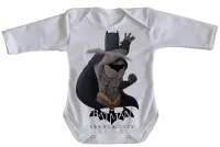 Body Bebê Infantil Batman morcego super herói - Foto 3
