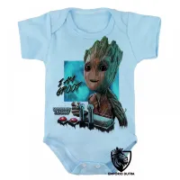 Body Bebê Infantil Groot Guardiões da Galáxia controle - Foto 3