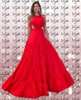Vestido de festa longo bicolor - Foto 2