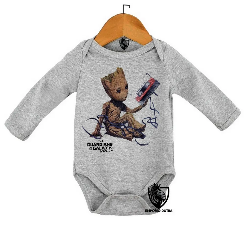 Body Bebê Infantil Guardiões da Galáxia Groot fita Imagem