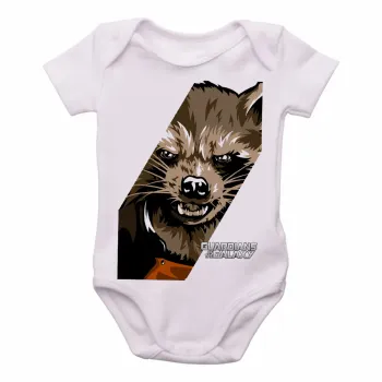 Body Bebê Infantil Guardiões da Galáxia Rocket - Foto 2