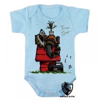 Body Bebê Infantil Guardiões da Galáxia Rocket Groot Snoop - Foto 2