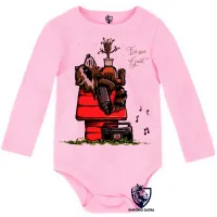 Body Bebê Infantil Guardiões da Galáxia Rocket Groot Snoop - Foto 4