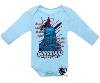 Body Bebê Infantil Guardiões da Galáxia Yondu anjo - Foto 2