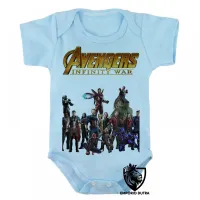Body Bebê Infantil guerra infinita vingadores avengers - Foto 3