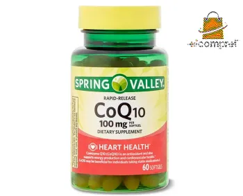 Coenzima Coq10 100 Mg Spring Valley® 60 Softgels Original