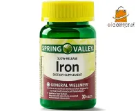 Iron Ferro 45mg Spring Valley® 30 Tablets Original