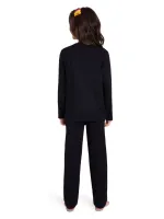 Pijama Fantasia - Esqueleto - Brilha no Escuro - Preto - Meia estação - Feminino - Foto 4