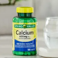 Cálcio 600 Mg+ Vitamina D3 20 Mcg Spring Valley 100 Tablets - Foto 2