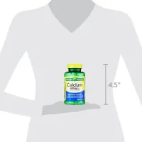 Cálcio 600 Mg+ Vitamina D3 20 Mcg Spring Valley 100 Tablets - Foto 5