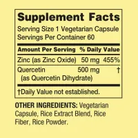 Quercetin Spring Valley 500mg Immune Support C/60caps Eua - Foto 5