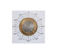 10 Coin Holders Autocolante Angular 27mm - (Obs.: 1 pacote com 10un.) - Marca Organizer - Foto 2