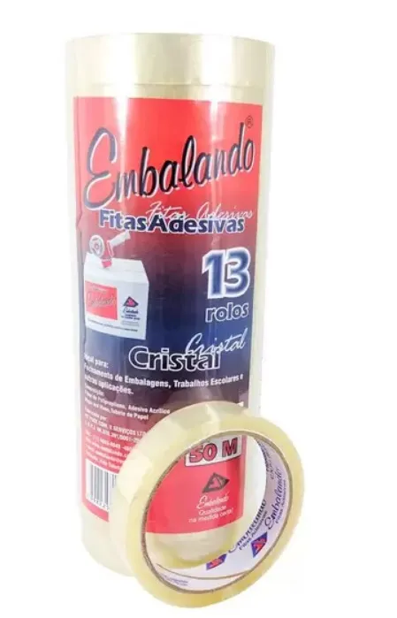 Fita Adesiva 19X50 Embalando C/13