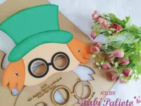 G1.595   Gabarito de Moldes em MDF Máscara  Visconde de Sabugosa - Foto 2