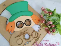 G1.595   Gabarito de Moldes em MDF Máscara  Visconde de Sabugosa - Foto 3