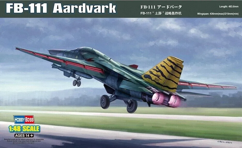 Aviao FB-111 Aardvark Kit Hobby Boss 1/48