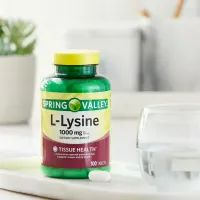 L-lysine 1000mg Spring Valley C/100 Tablets Eua - Foto 2