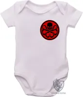 Body Bebê Infantil Hydra Símbolo vingadores avengers - Foto 2