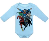 Body Bebê Infantil liga da justiça superman maravilha - Foto 2
