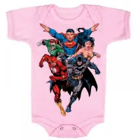 Body Bebê Infantil liga da justiça superman maravilha - Foto 4