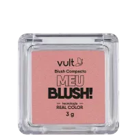 Vult Blush Compacto  Rosa Perolado Meu Blush!- 3g - Foto 2