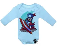 Body Bebê Infantil capitão america vingadores - Foto 3