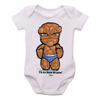 Body Bebê Infantil Coisa 4 quarteto fantastico - Foto 2