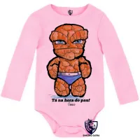 Body Bebê Infantil Coisa 4 quarteto fantastico - Foto 4