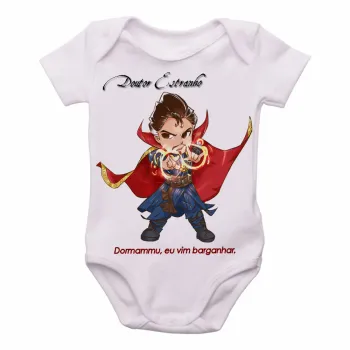 Body Bebê Infantil Doutor Estranho vingadores - Foto 2