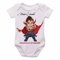 Body Bebê Infantil Doutor Estranho vingadores - Foto 2