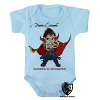 Body Bebê Infantil Doutor Estranho vingadores - Foto 3