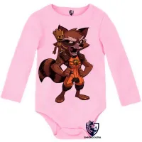 Body Bebê Infantil GROOT ROCKET marvel guardiões - Foto 4
