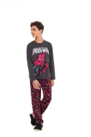 Pijama Homem Aranha - Preto - Meia Estação - Foto 2