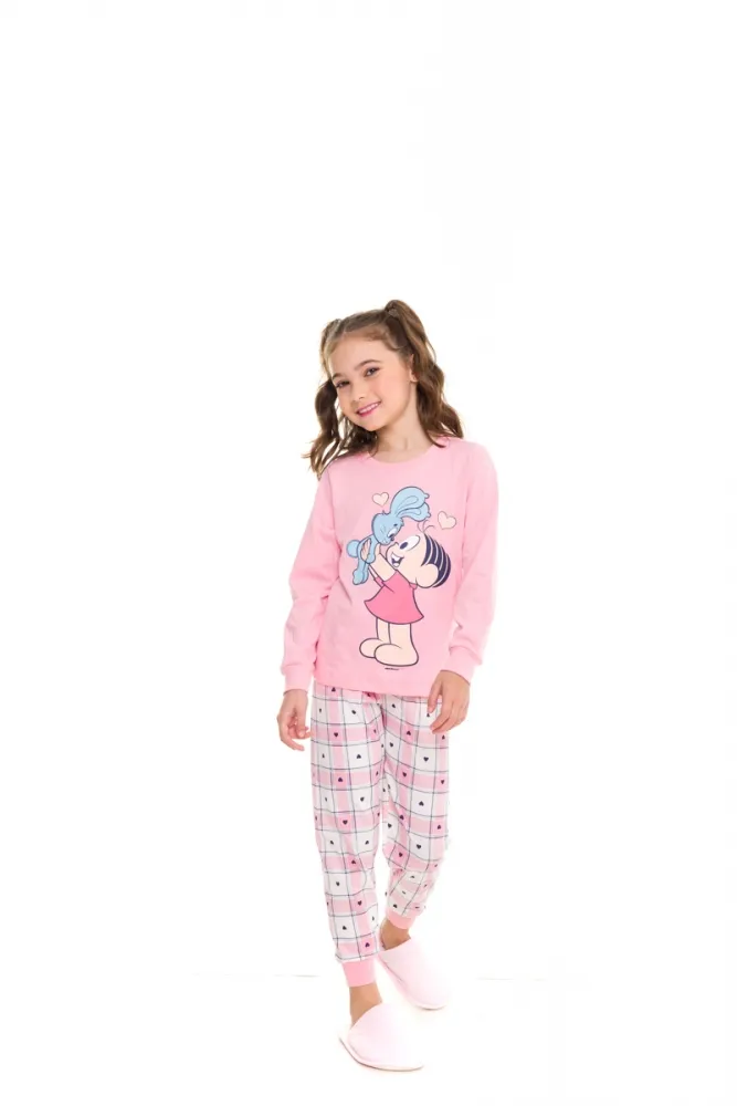 Pijama Mônica - Rosa - Meia Estação