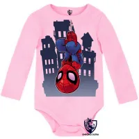 Body Bebê Infantil HOMEM ARANHA vingadores - Foto 4