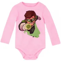 Body Bebê Infantil lanterna verde liga justiça - Foto 4
