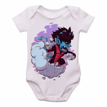 Body Bebê Infantil noturno x men mistica - Foto 2