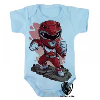Body Bebê Infantil POWER RANGER RED - Foto 3