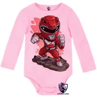 Body Bebê Infantil POWER RANGER RED - Foto 4
