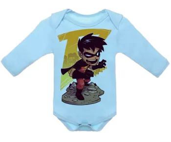 Body Bebê Infantil Robin Batman Jovens Titas - Foto 2