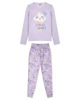 Pijama Sorvetinho - Mãe e Filha - Brilha no Escuro - Roxo - Meia Estação - Tamanho Adulto - Foto 2