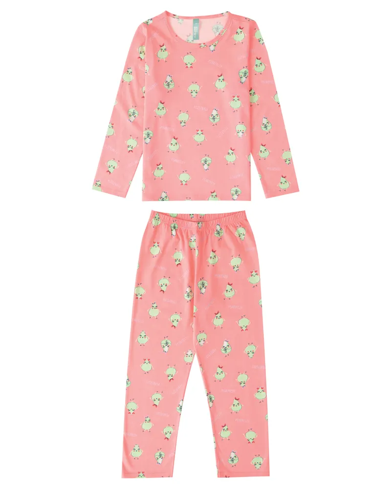 Pijama Perinha - Rosa - Meia Estação